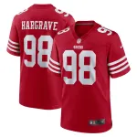 Men's San Francisco 49ers Javon Hargrave Scarlet Game Player Jersey