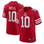 Men's San Francisco 49ers Ronnie Bell Scarlet Team Game Jersey
