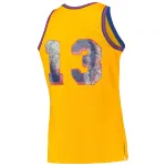 Men's San Francisco Warriors Wilt Chamberlain Gold 1962/63 Hardwood Classics NBA 75th Anniversary Diamond Swingman Jersey