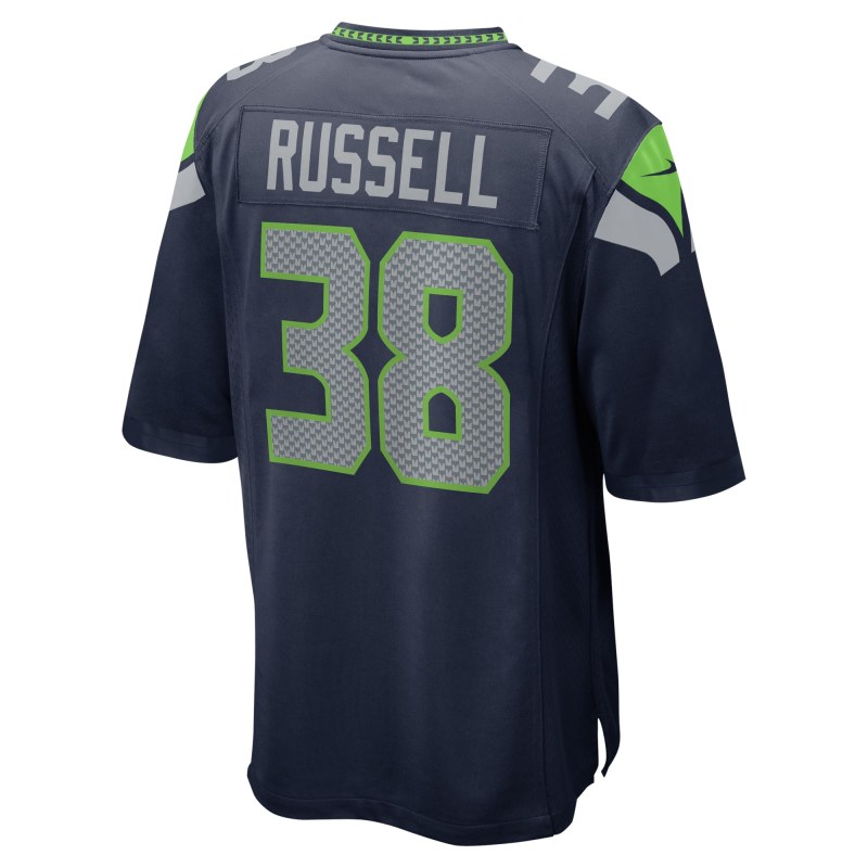 Men's Seattle Seahawks Brady Russell College Navy Game Jersey