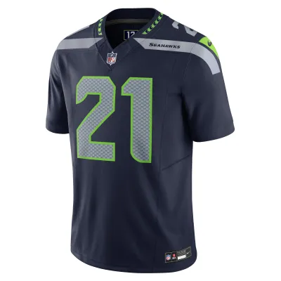 Men's Seattle Seahawks Devon Witherspoon Navy Vapor F.U.S.E. Limited Jersey 02