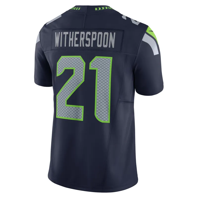 Men's Seattle Seahawks Devon Witherspoon Navy Vapor F.U.S.E. Limited Jersey