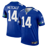 Men's Seattle Seahawks DK Metcalf Royal Throwback Legend Player Jersey