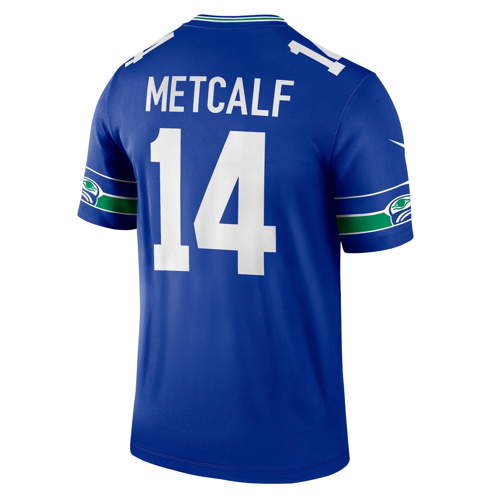 Men's Seattle Seahawks DK Metcalf Royal Throwback Legend Player Jersey