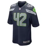 Men's Seattle Seahawks Drake Thomas College Navy Team Game Jersey
