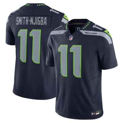 Men's Seattle Seahawks Jaxon Smith-Njigba Navy Vapor F.U.S.E. Limited Jersey 01