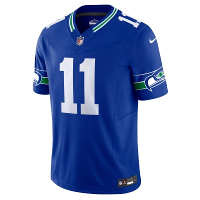 Men's Seattle Seahawks Jaxon Smith-Njigba Royal Alternate Vapor F.U.S.E. Limited Jersey 02