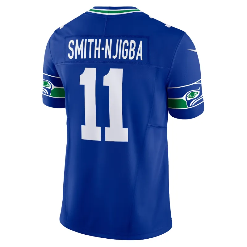 Men's Seattle Seahawks Jaxon Smith-Njigba Royal Alternate Vapor F.U.S.E. Limited Jersey