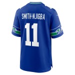 Men's Seattle Seahawks Jaxon Smith-Njigba Royal Throwback Player Game Jersey