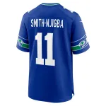 Men's Seattle Seahawks Jaxon Smith-Njigba Royal Throwback Player Game Jersey