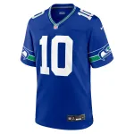 Men's Seattle Seahawks Jim Zorn Royal Throwback Retired Player Game Jersey