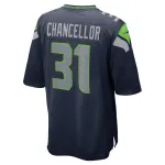 Men's Seattle Seahawks Kam Chancellor College Navy Retired Player Game Jersey