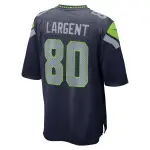 Men's Seattle Seahawks Steve Largent College Navy Retired Player Game Jersey