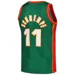 Men's Seattle SuperSonics Detlef Schrempf Green 1995/96 Hardwood Classics Swingman Jersey