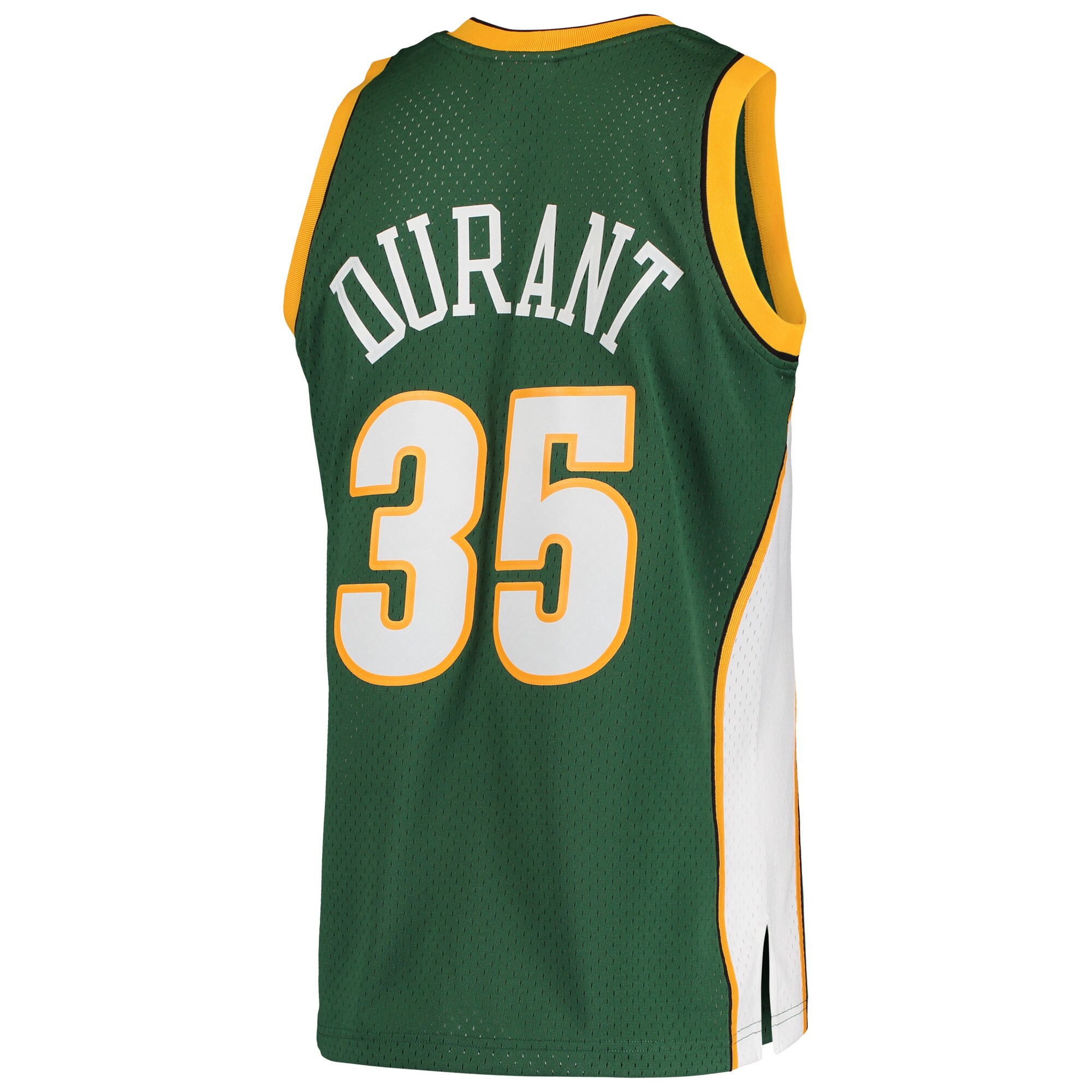 Men's Seattle SuperSonics Kevin Durant Green Hardwood Classics Swingman Jersey