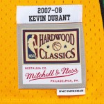 Men's Seattle SuperSonics Kevin Durant Yellow 2007/08 Hardwood Classics Swingman Throwback Jersey