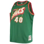 Men's Seattle SuperSonics Shawn Kemp Green 1995/96 Big & Tall Hardwood Classics Swingman Jersey
