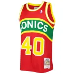 Men's Seattle SuperSonics Shawn Kemp Red 1994-95 Hardwood Classics Reload 3.0 Swingman Jersey