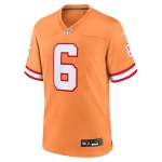 Men's Tampa Bay Buccaneers Baker Mayfield Orange Throwback Game Jersey