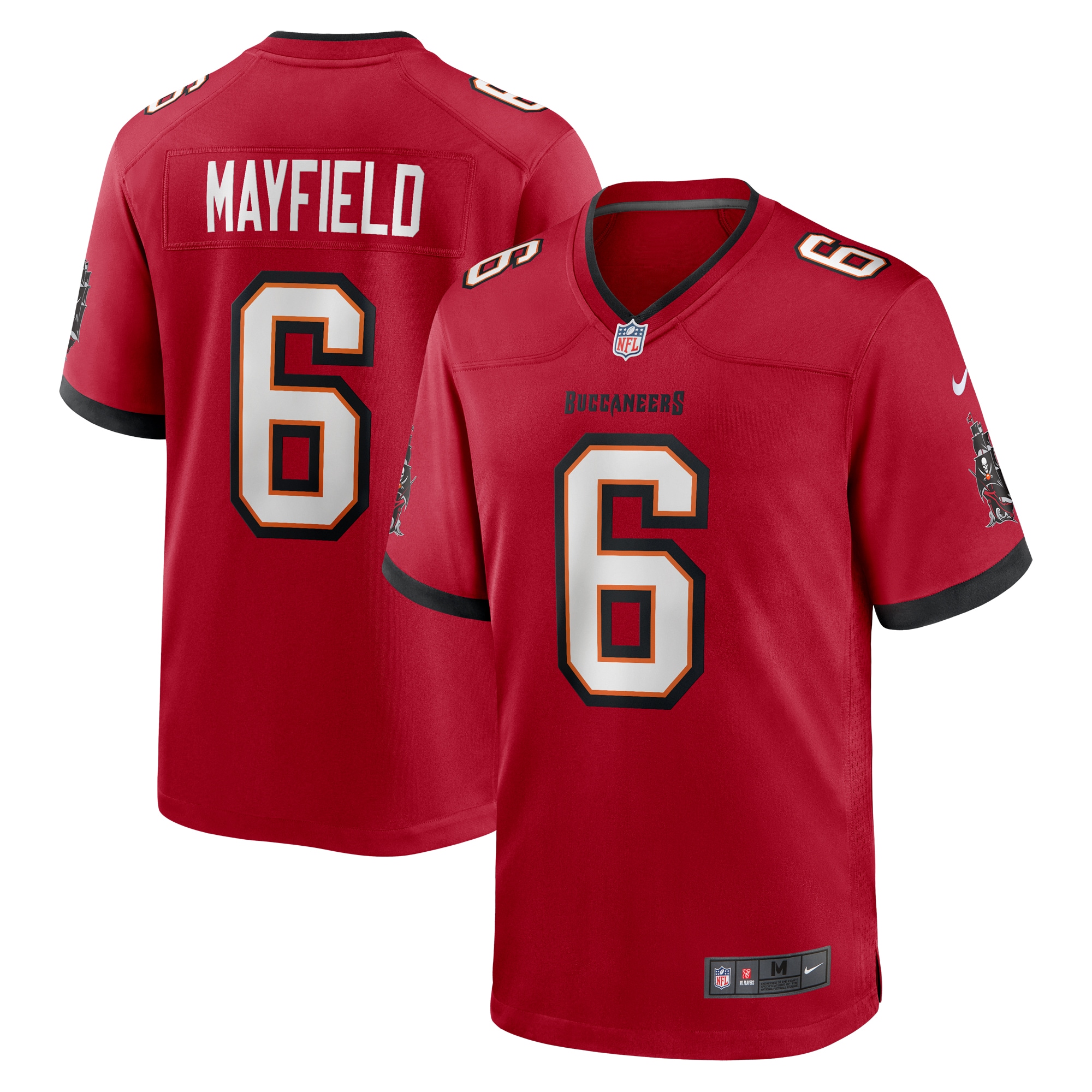 Men's Tampa Bay Buccaneers Baker Mayfield Red Team Game Jersey