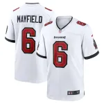 Men's Tampa Bay Buccaneers Baker Mayfield White Away Game Jersey