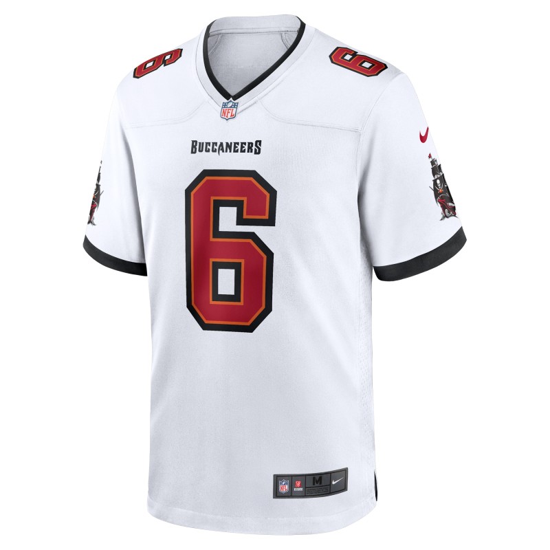 Men's Tampa Bay Buccaneers Baker Mayfield White Away Game Jersey