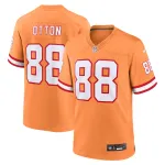 Men's Tampa Bay Buccaneers Cade Otton Orange Throwback Game Jersey