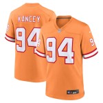 Men's Tampa Bay Buccaneers Calijah Kancey Orange Alternate Team Game Jersey