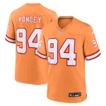 Men's Tampa Bay Buccaneers Calijah Kancey Orange Alternate Team Game Jersey