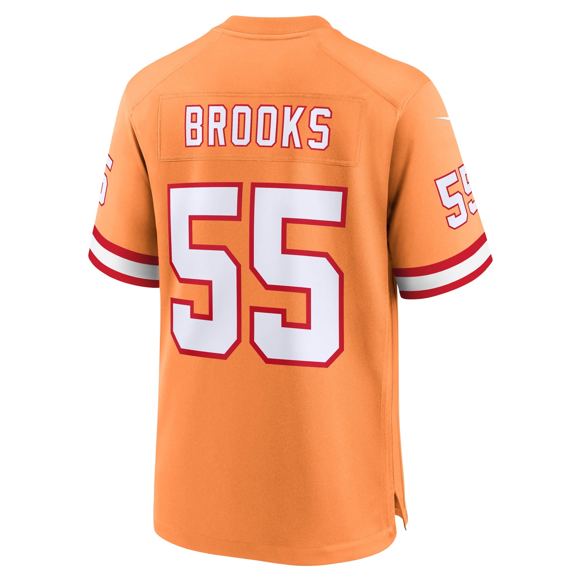 Men's Tampa Bay Buccaneers Derrick Brooks Orange Throwback Game Jersey