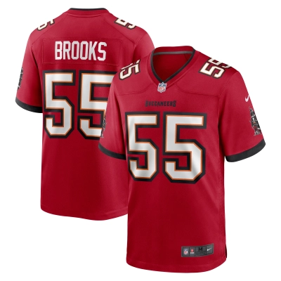 Men's Tampa Bay Buccaneers Derrick Brooks Red Retired Player Game Jersey 01