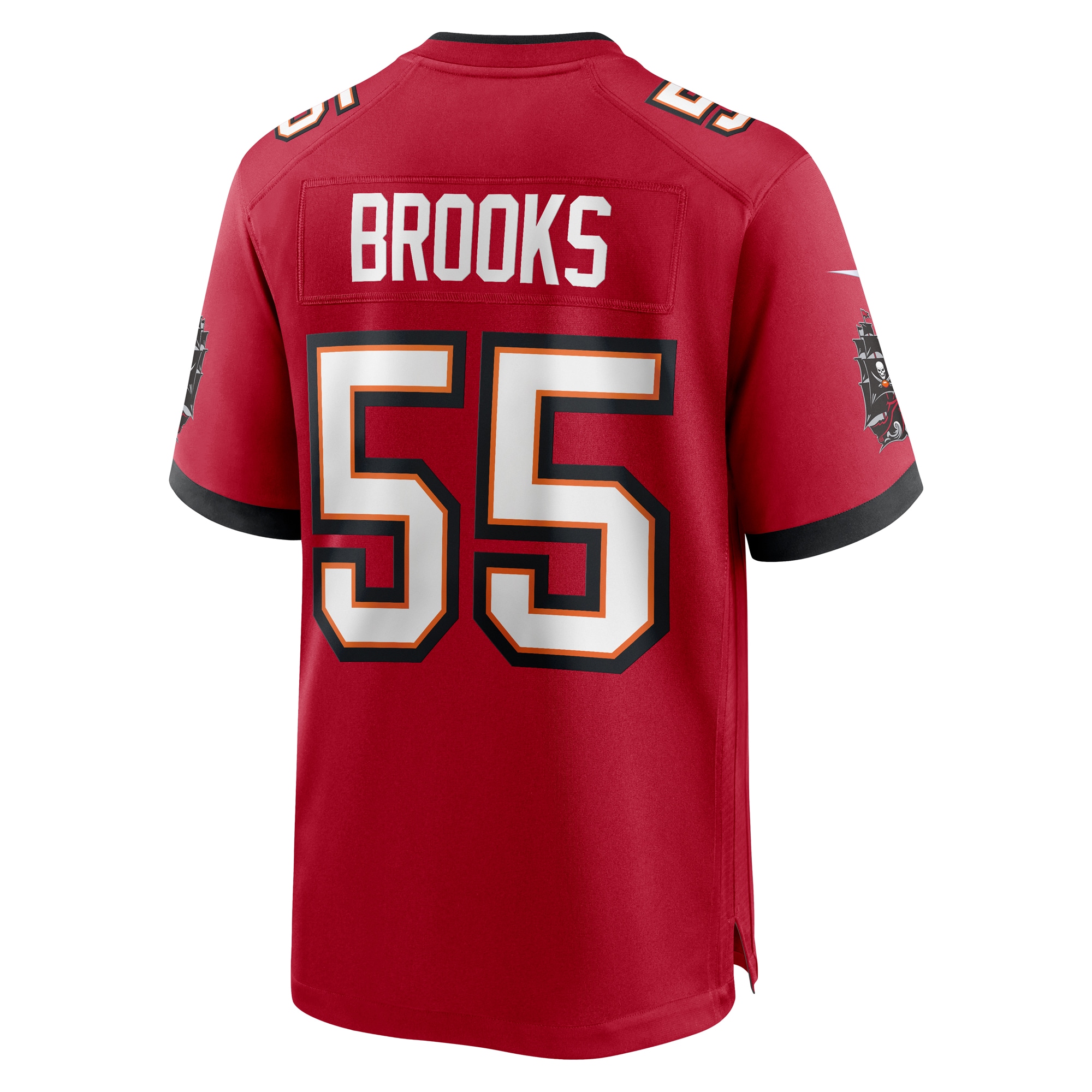 Men's Tampa Bay Buccaneers Derrick Brooks Red Retired Player Game Jersey