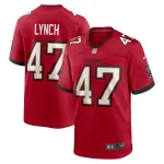 Men's Tampa Bay Buccaneers John Lynch Red Retired Player Game Jersey