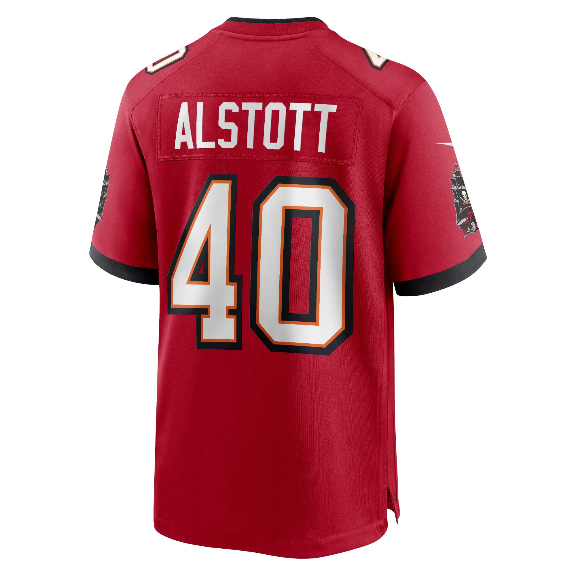 Men's Tampa Bay Buccaneers Mike Alstott Red Retired Player Game Jersey