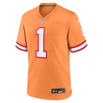 Men's Tampa Bay Buccaneers Rachaad White Orange Throwback Game Jersey