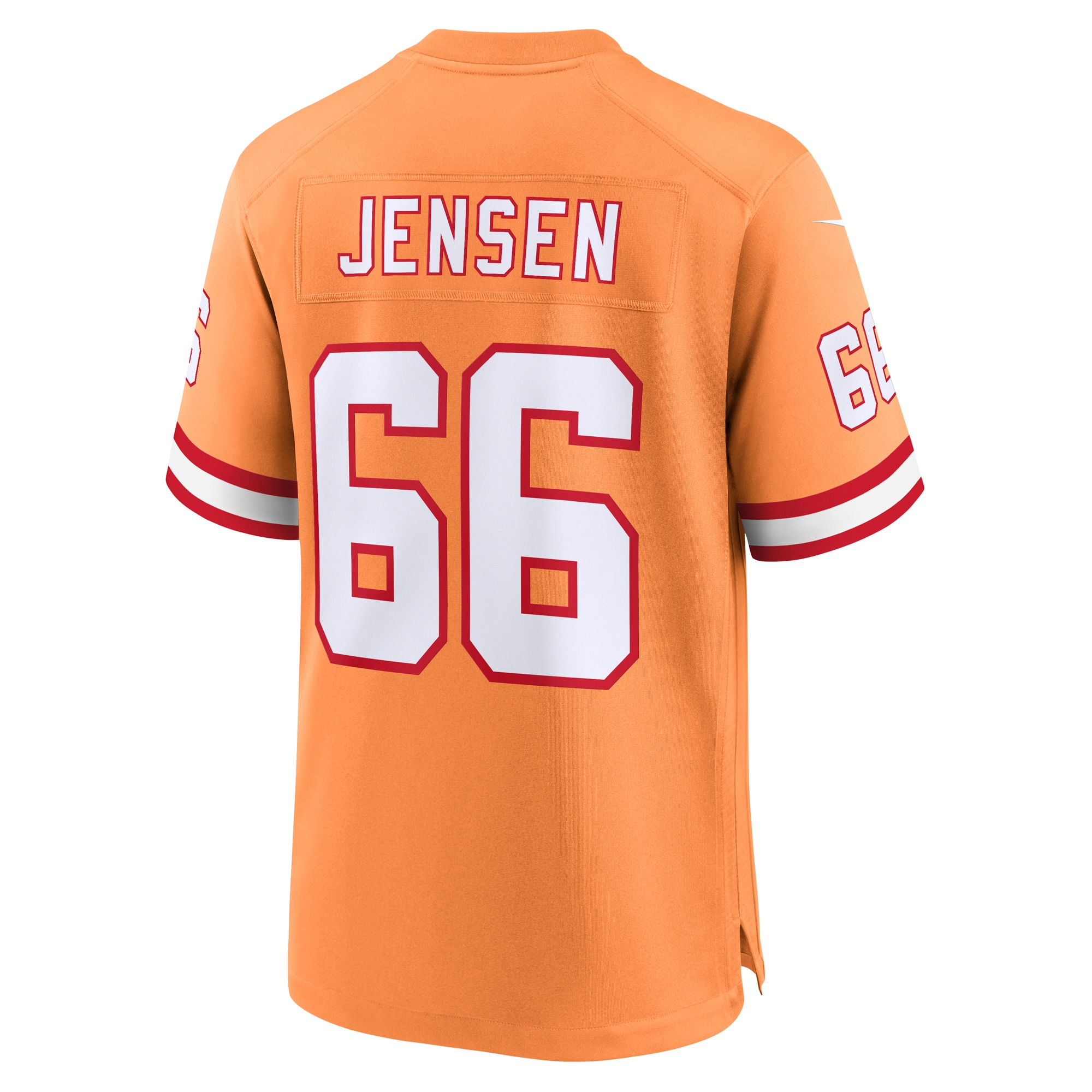 Men's Tampa Bay Buccaneers Ryan Jensen Orange Throwback Game Jersey