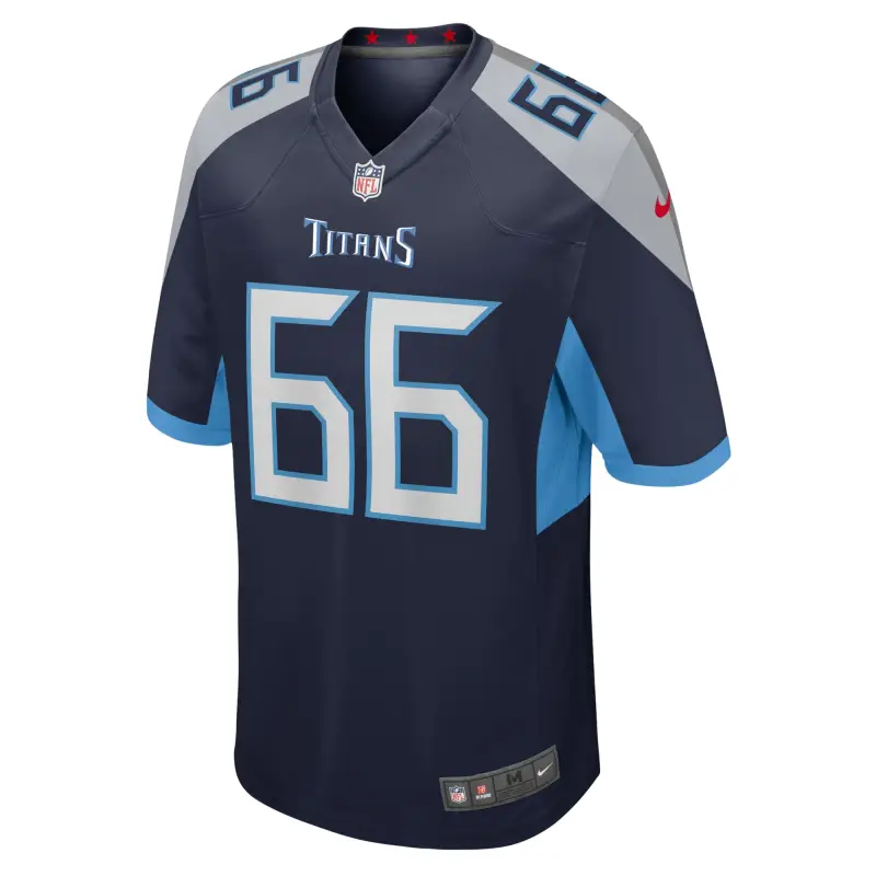 Men's Tennessee Titans Chris Hubbard  Navy Team Game Jersey