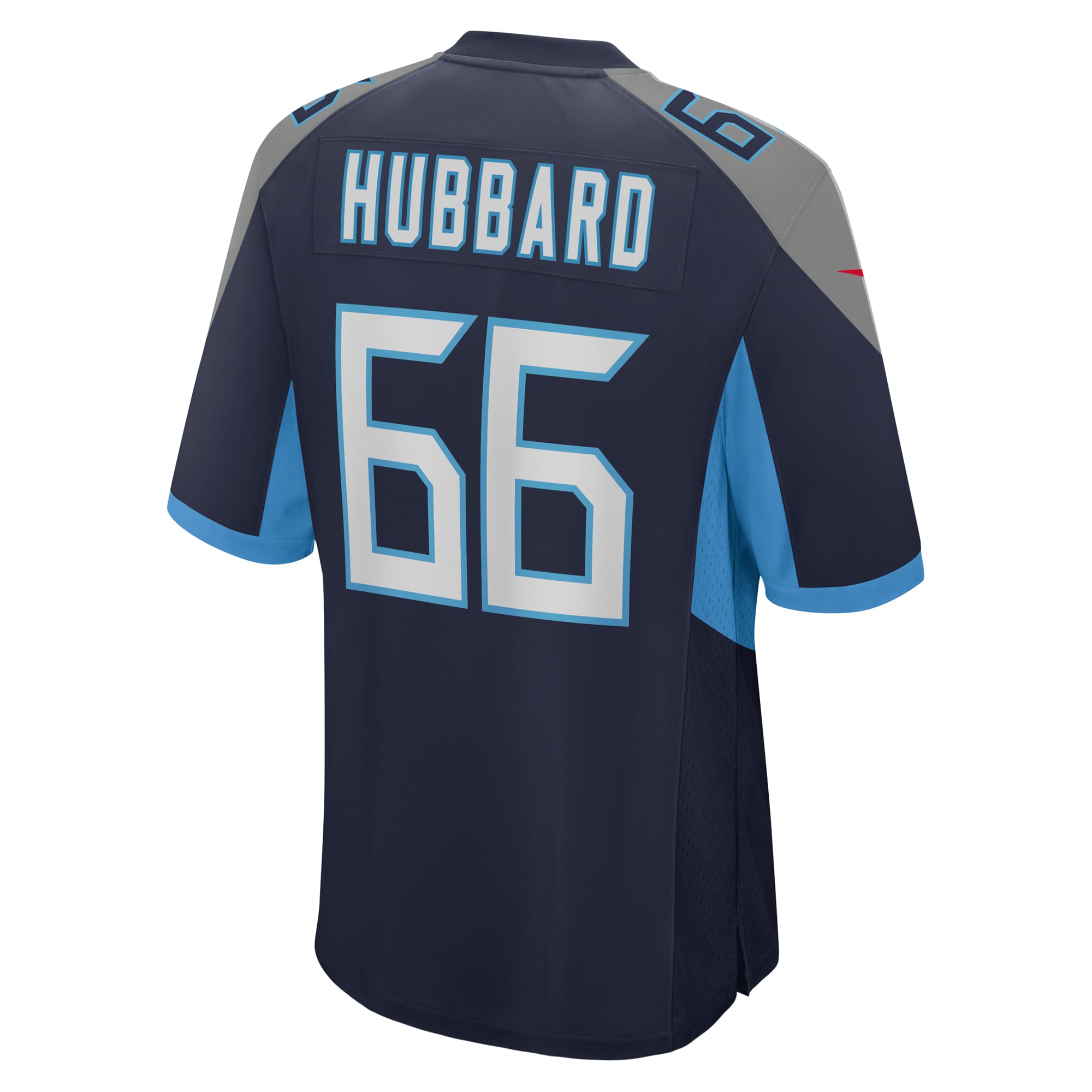 Men's Tennessee Titans Chris Hubbard  Navy Team Game Jersey
