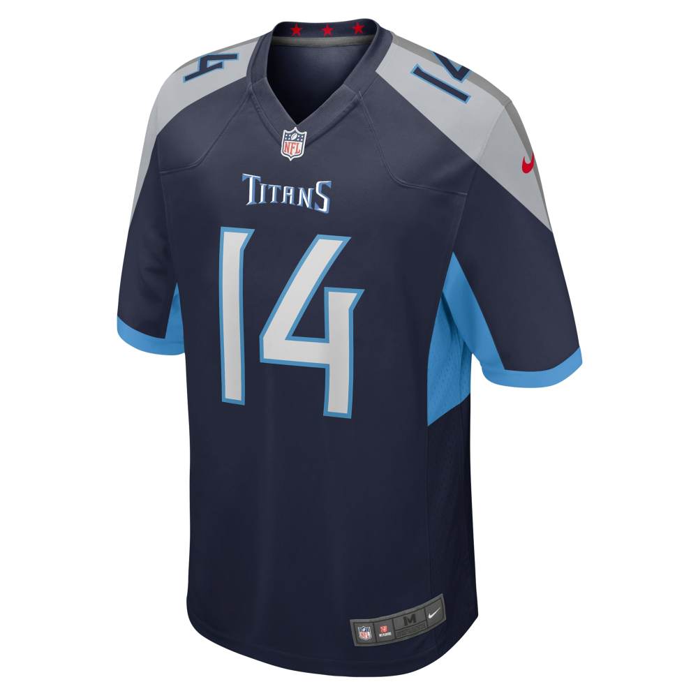 Men's Tennessee Titans Colton Dowell  Navy Team Game Jersey