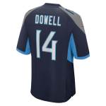 Men's Tennessee Titans Colton Dowell  Navy Team Game Jersey