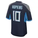 Men's Tennessee Titans DeAndre Hopkins Navy Game Jersey