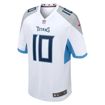 Men's Tennessee Titans DeAndre Hopkins White Game Jersey 02