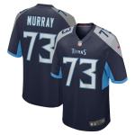 Men's Tennessee Titans Justin Murray  Navy Team Game Jersey