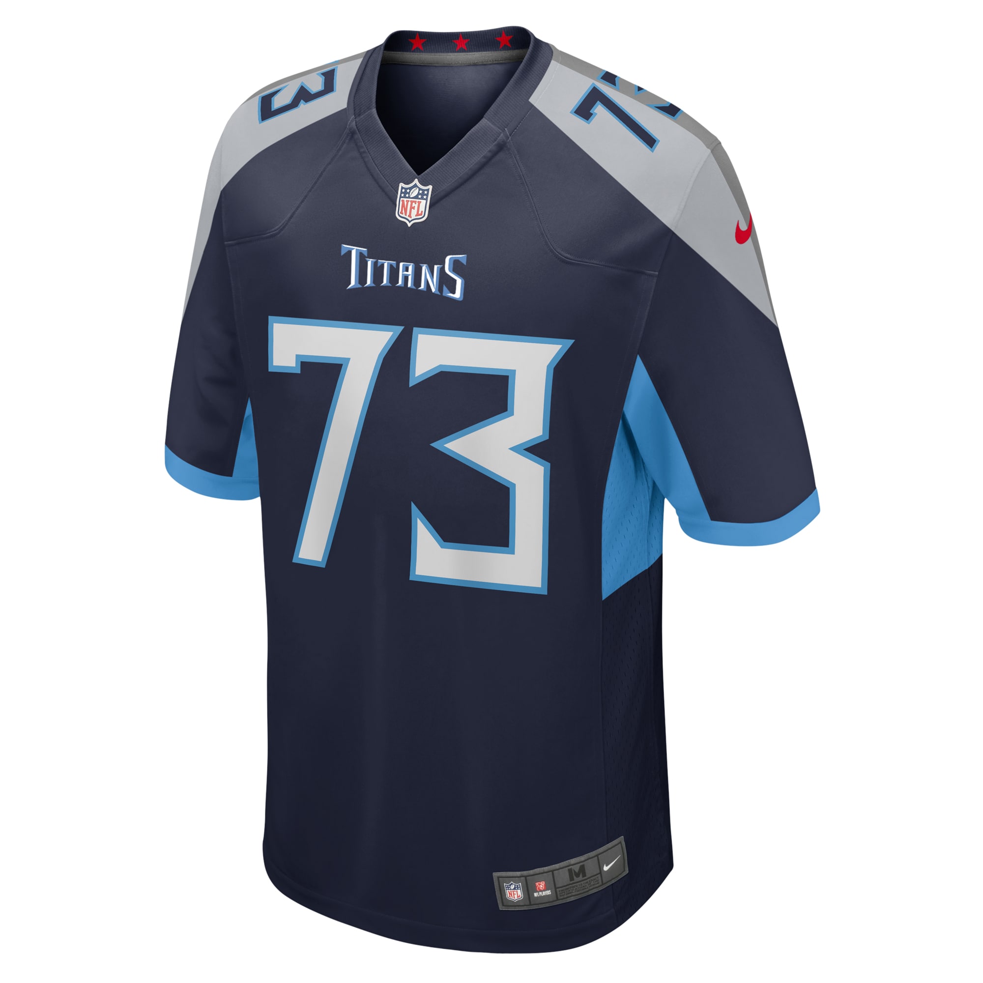 Men's Tennessee Titans Justin Murray  Navy Team Game Jersey