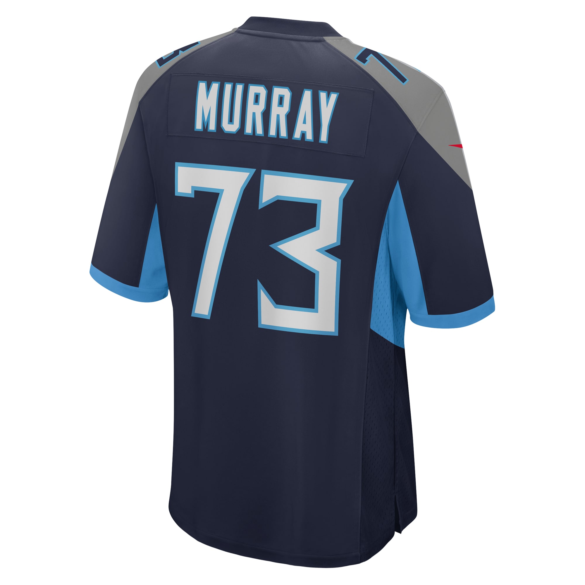Men's Tennessee Titans Justin Murray  Navy Team Game Jersey