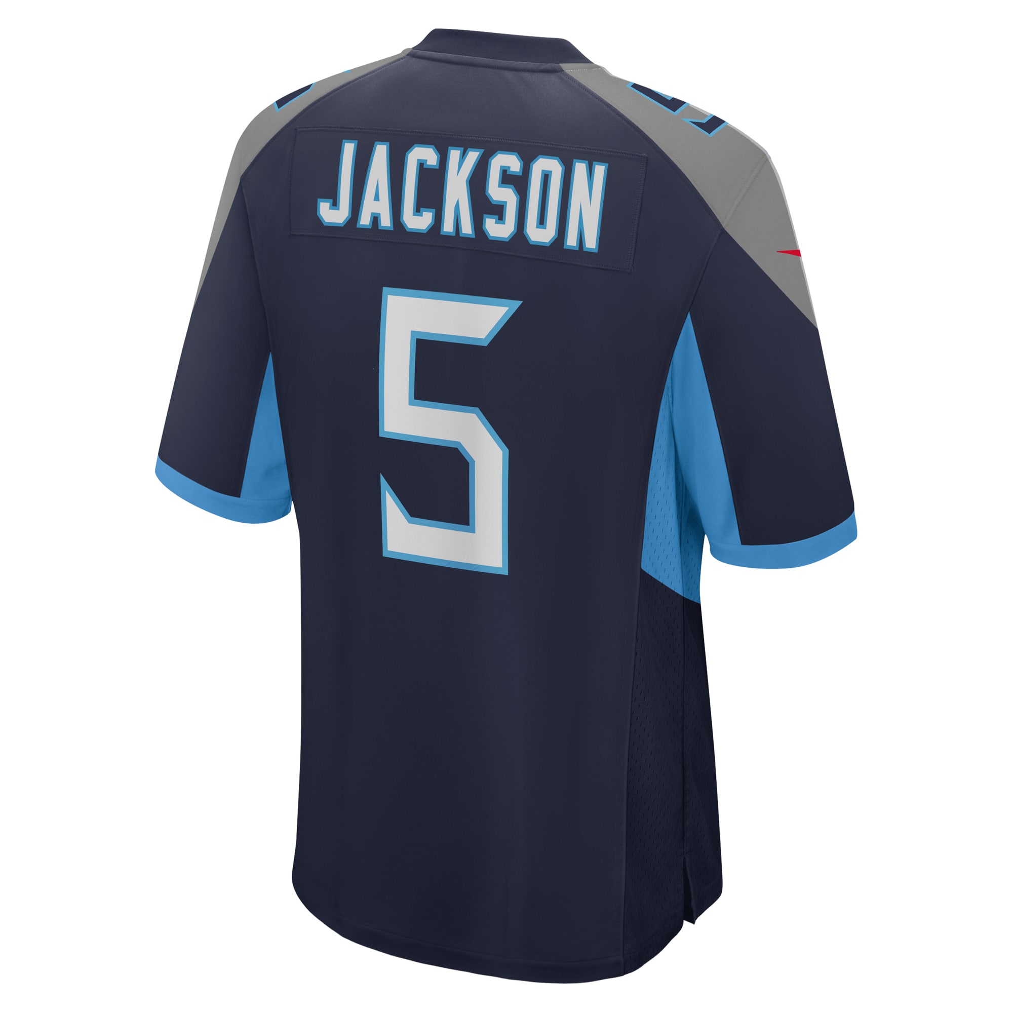 Men's Tennessee Titans Kearis Jackson  Navy Team Game Jersey