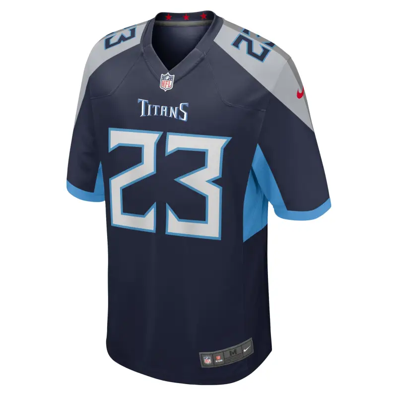 Men's Tennessee Titans Tre Avery  Navy Team Game Jersey