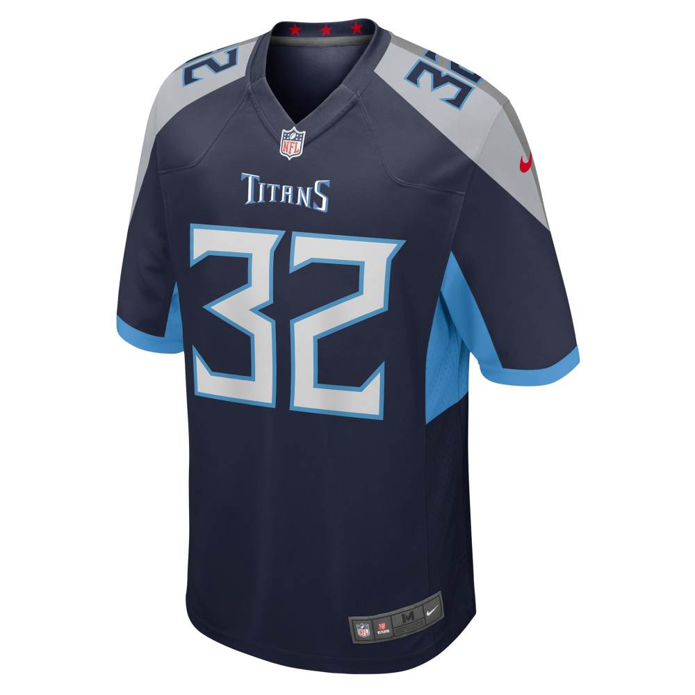 Men's Tennessee Titans Tyjae Spears  Navy Team Game Jersey