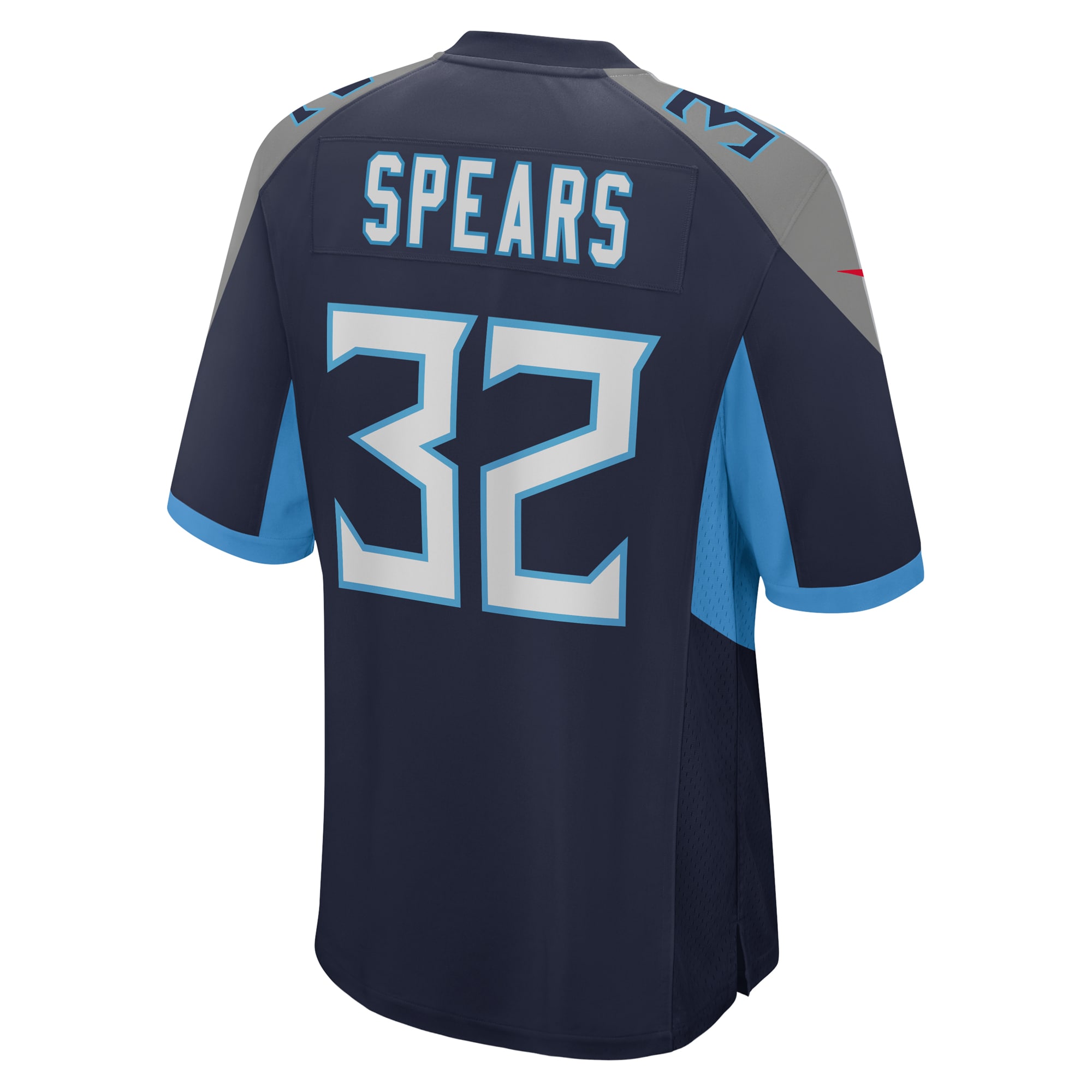Men's Tennessee Titans Tyjae Spears  Navy Team Game Jersey
