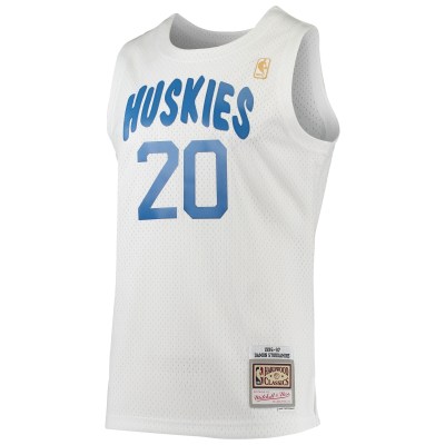 Men's Toronto Raptors Damon Stoudamire White 1996/97 Hardwood Classics Swingman Jersey 02